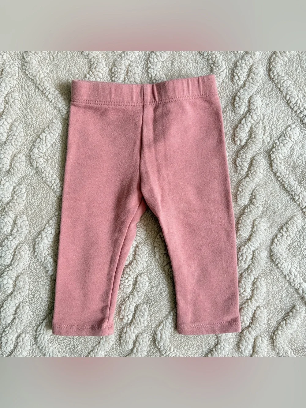 Catherine Malandrino Baby Girl 3-6M Outfit - Bodysuit Pants & Fuzzy Vest 3pc Set